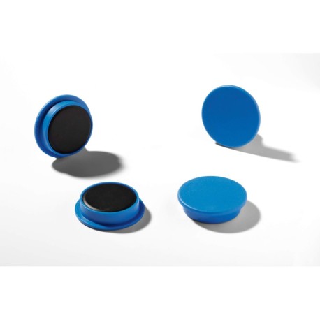 Imanes Diámetro 32 mm envase grande Azul