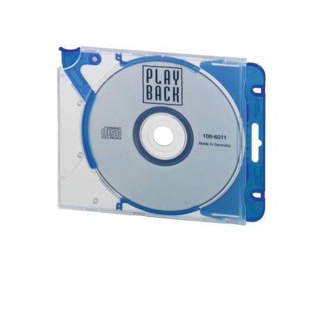 Estuche CD DVD QUICKFLIP COMPLETE Azul