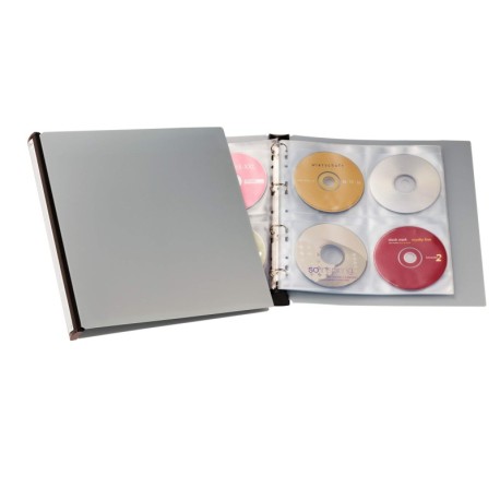 Carpeta anillas CD DVD ALBUM 96 Negro