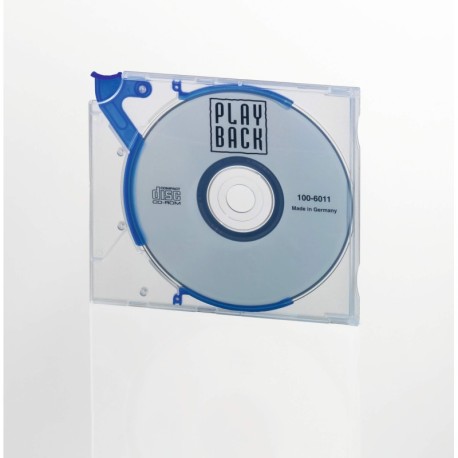 Estuche CD DVD QUICKFLIP STANDARD envase de 10  Azul
