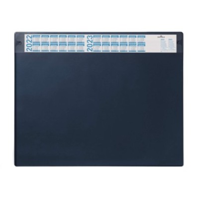 Vade escritorio 650x520 mm solapa extraíble Azul Oscuro