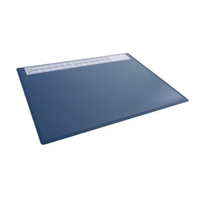 Vade escritorio 650x500mm calendario PP Azul oscuro